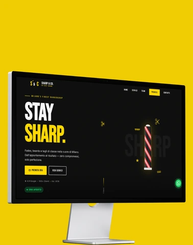 Sito Web Barber